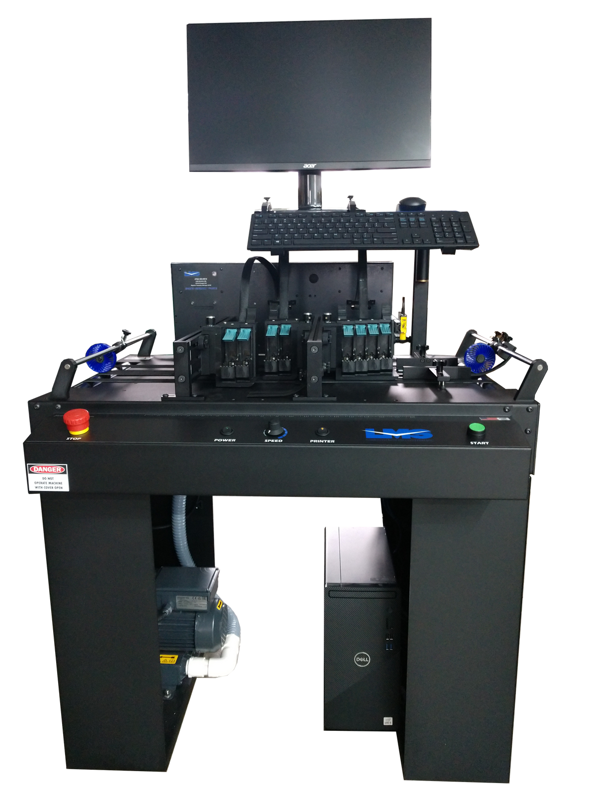 Wonyeeページ LMS VT34-4 Inline HP Inkjet System — Lamento Mailing Systems, Inc